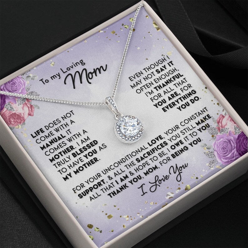 Occasional Gift For Your Mother - Cizzle Drop Necklace