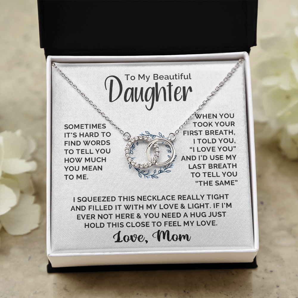Classy Gift For Daughter - Dual Circlet Necklace