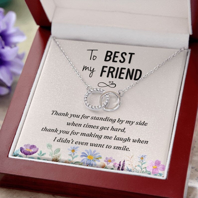 Beautiful Gift For My Best Friend - Dual Circlet Necklace