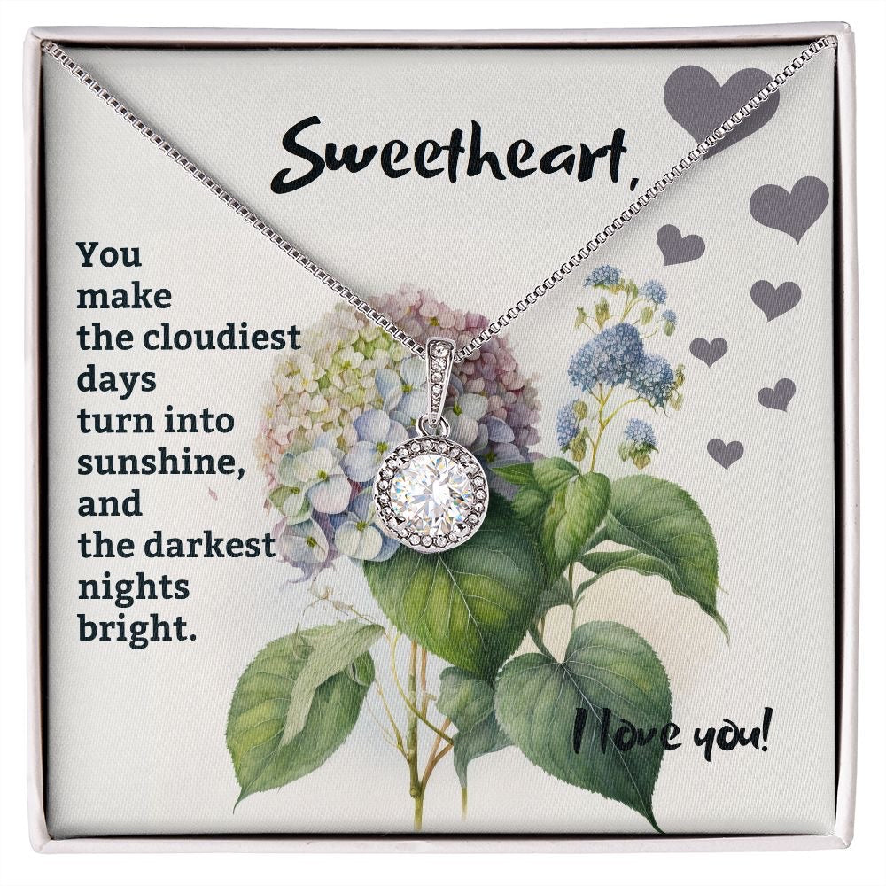 Cutest Gift For Your Beautiful Sweetheart - Cizzle Drop Necklace