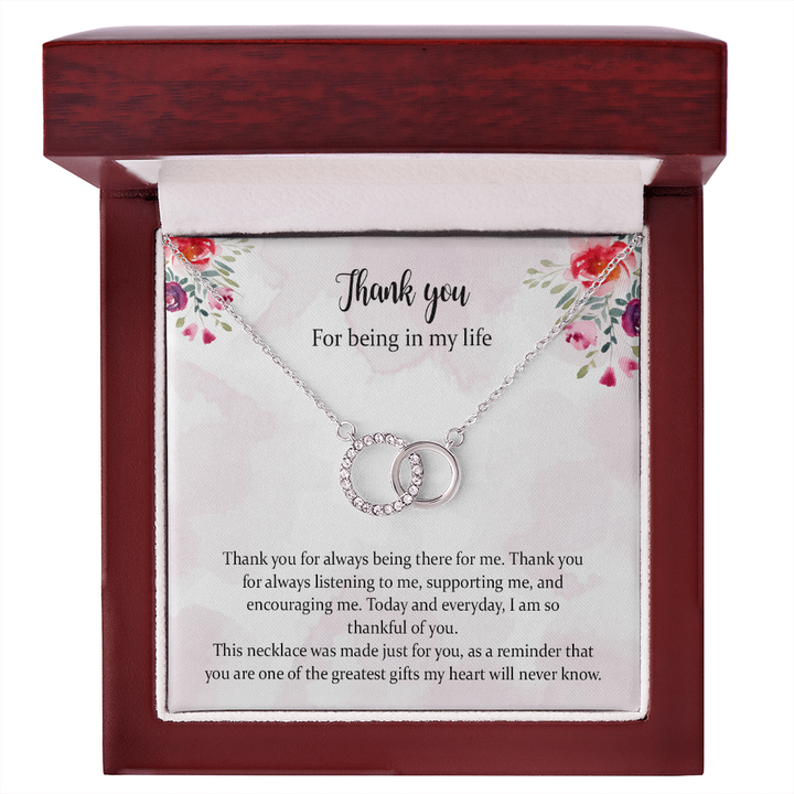 Lovely Gift For My Love - Dual Circlet Necklace