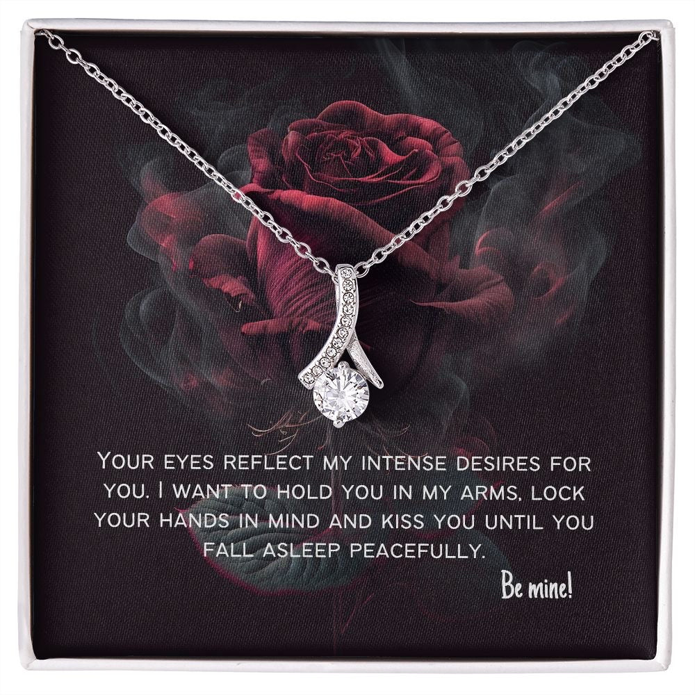 Unique Gift For My Love - Converse Solitaire Necklace