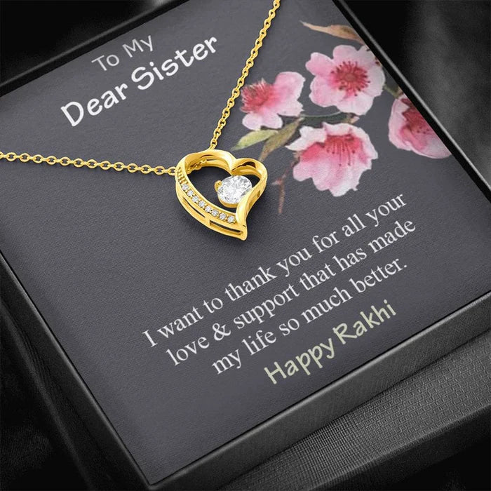 Best Special Raksha Bandhan Gift for Sister - 925 Sterling Silver Pendant
