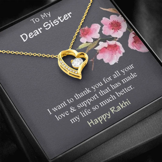 Best Special Raksha Bandhan Gift for Sister - 925 Sterling Silver Pendant