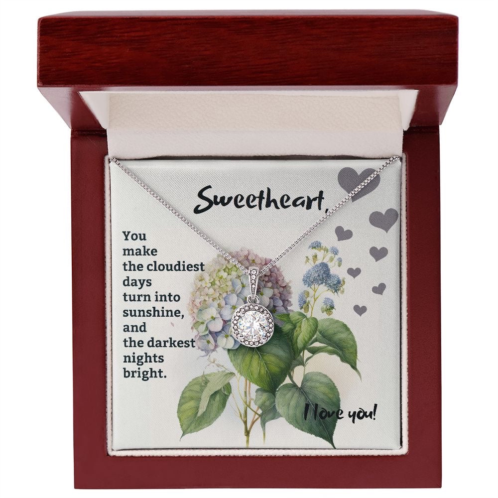 Cutest Gift For Your Beautiful Sweetheart - Cizzle Drop Necklace