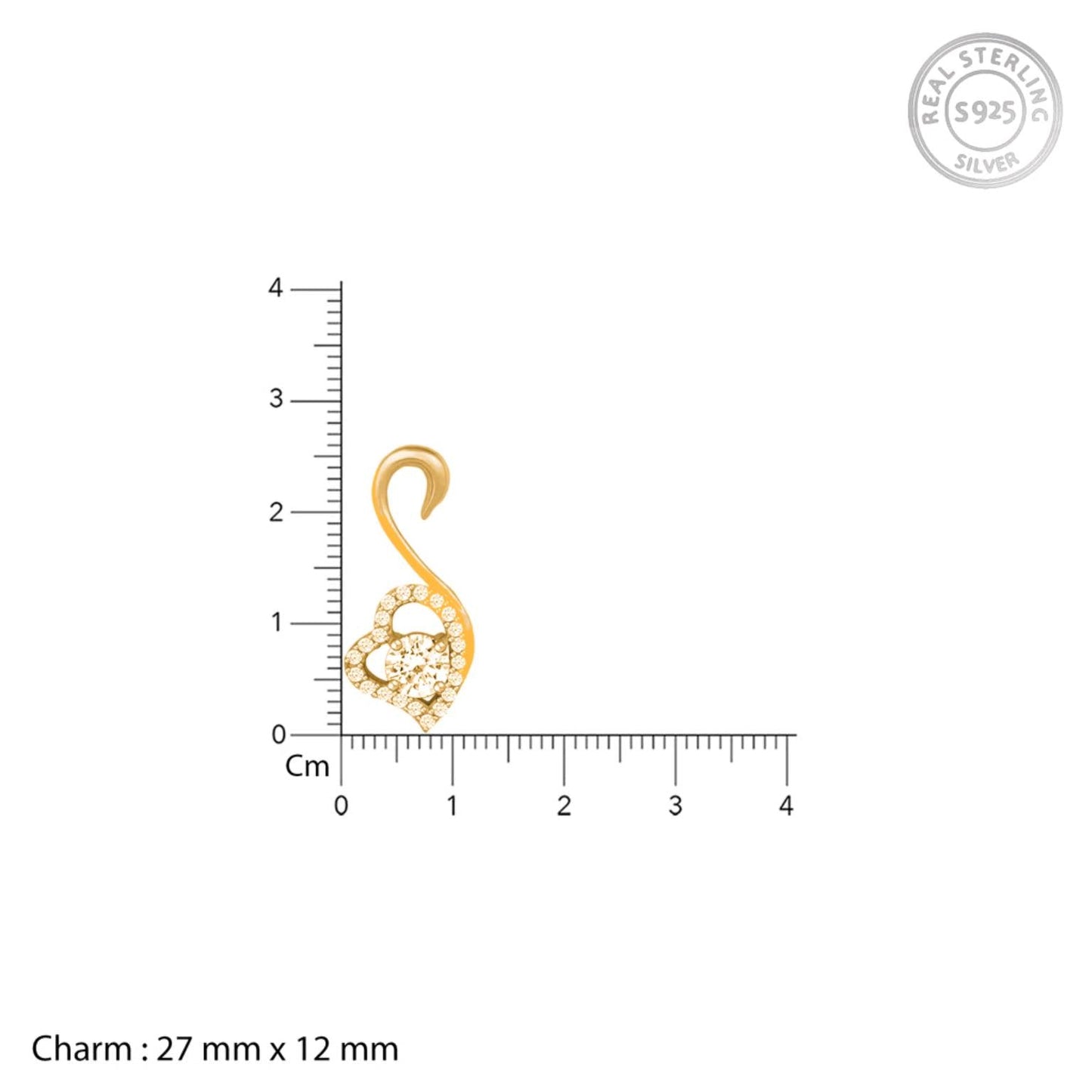Swan 925 Pure Silver Necklace