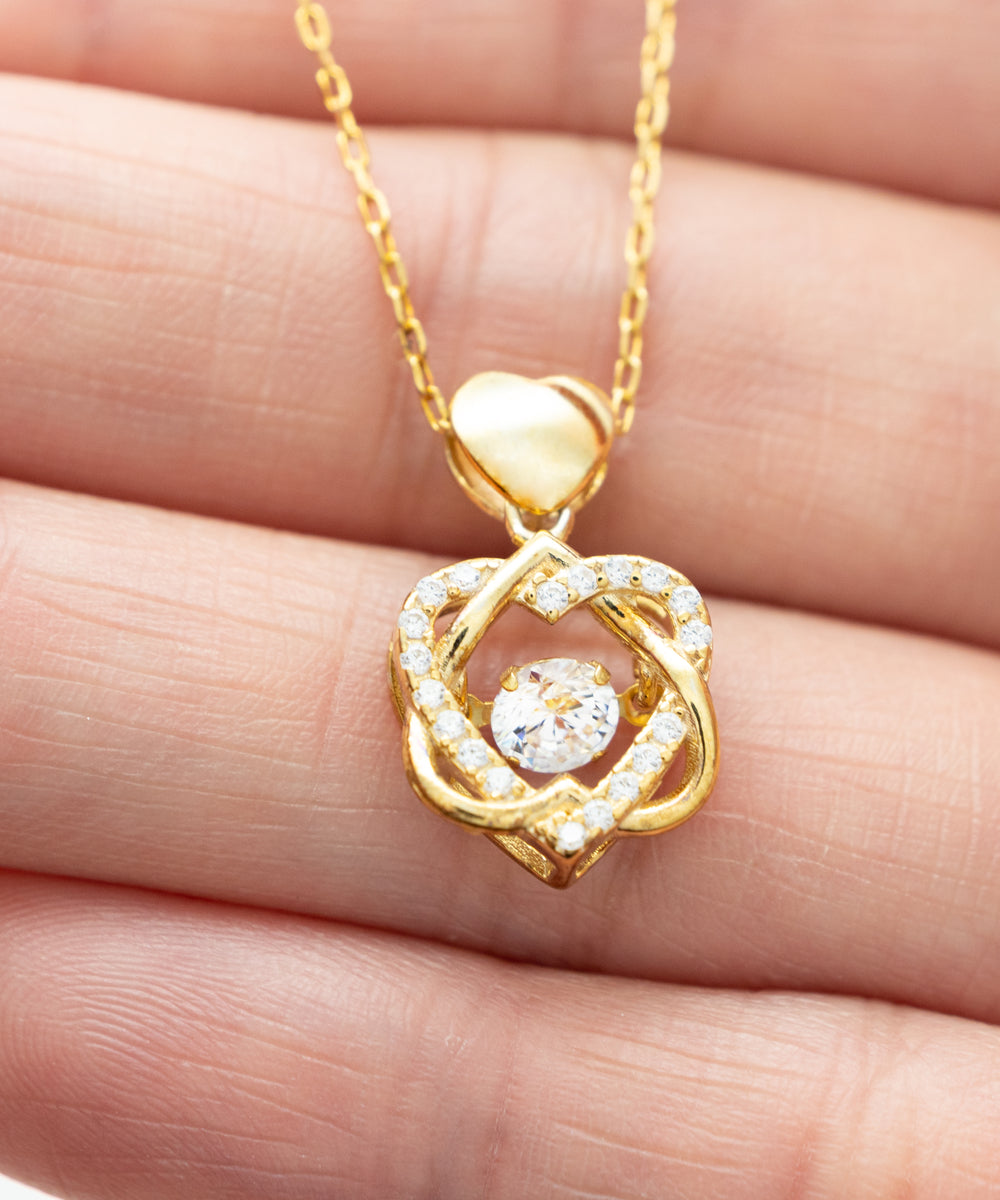 A Loving Message To Your Ex - Dancing Heart Necklace