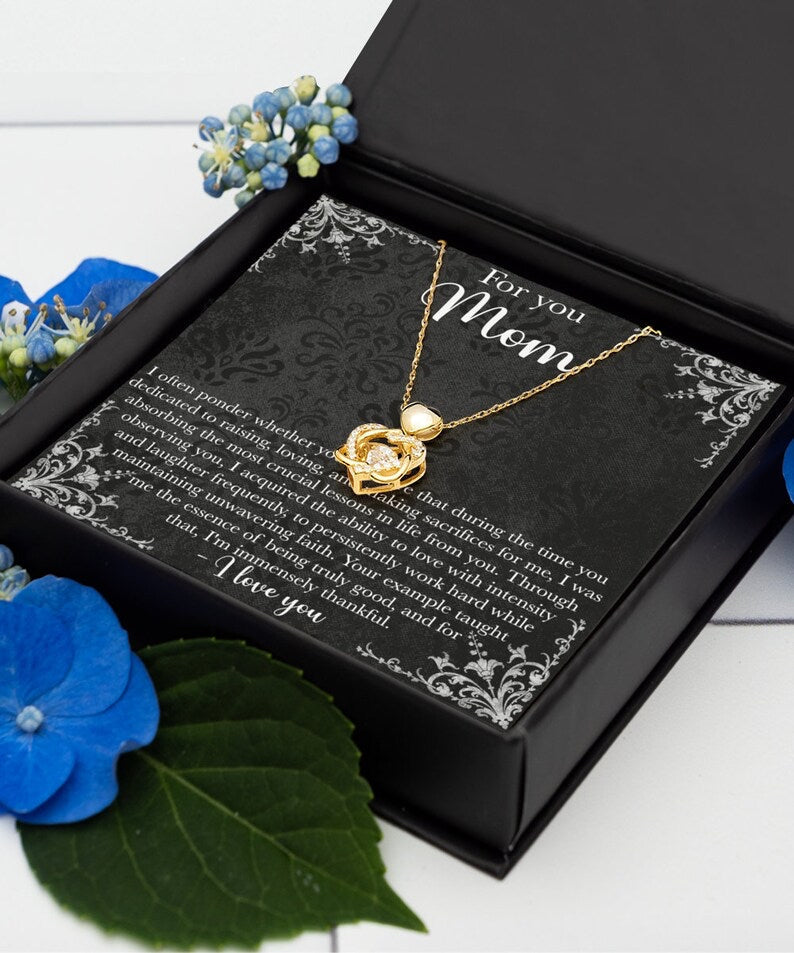Beautiful Gift For My Mom - Dancing Heart Neclace