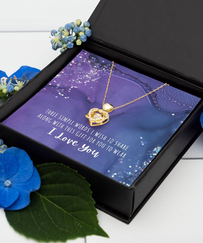 Beautiful Gift For My Love - Dancing Heart Necklace