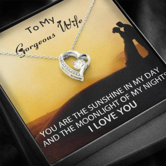 Best Gift For Wife - Pure Silver Necklace Gift