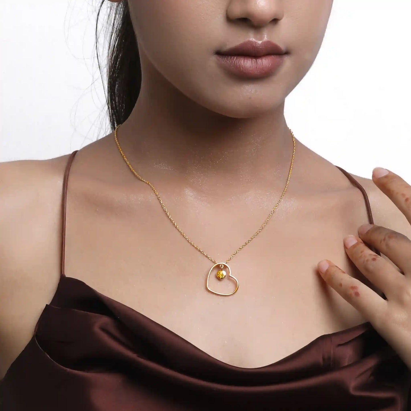 Heart Pure Silver Necklace