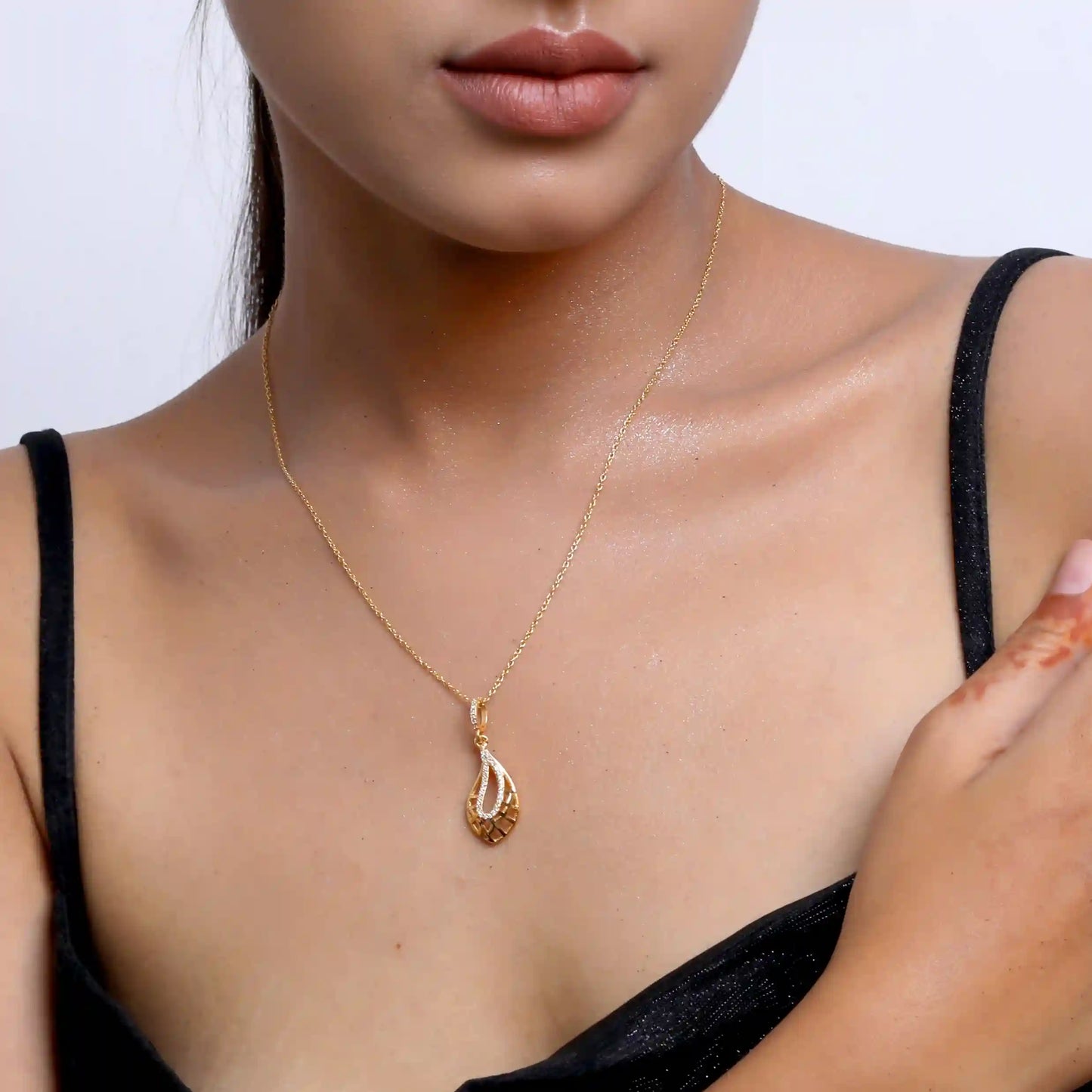 Kandle Drop 925 Silver Necklace