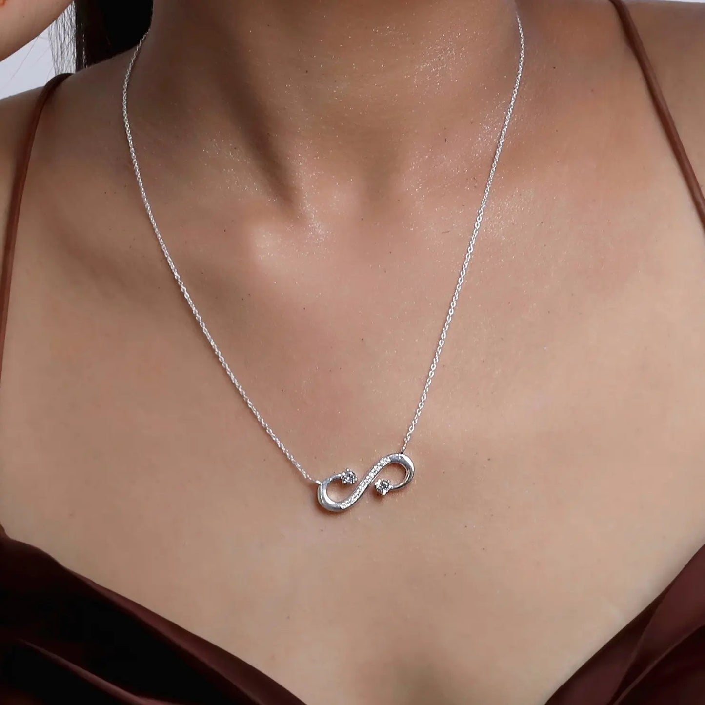 Infinity 925 Sterling Silver Necklace