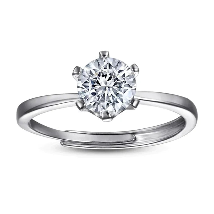 Solitaire Adjustable Ring - Cute Teddy Box