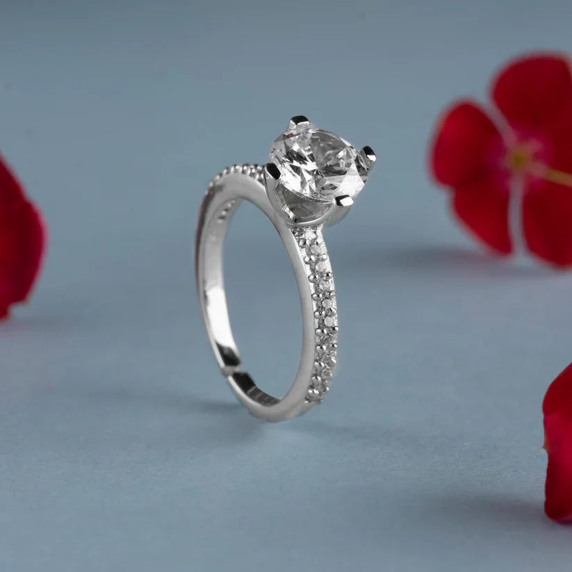 Proposal Solitaire Ring - 925 Silver