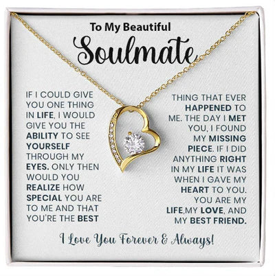 Most Special Gift for Soulmate - Pure Silver Necklace Gift