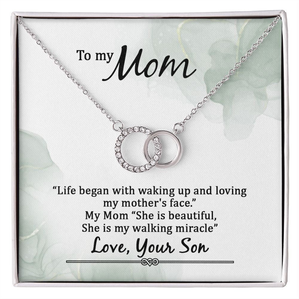 Beautiful Gift For My Mom - Dual Circlet Necklace
