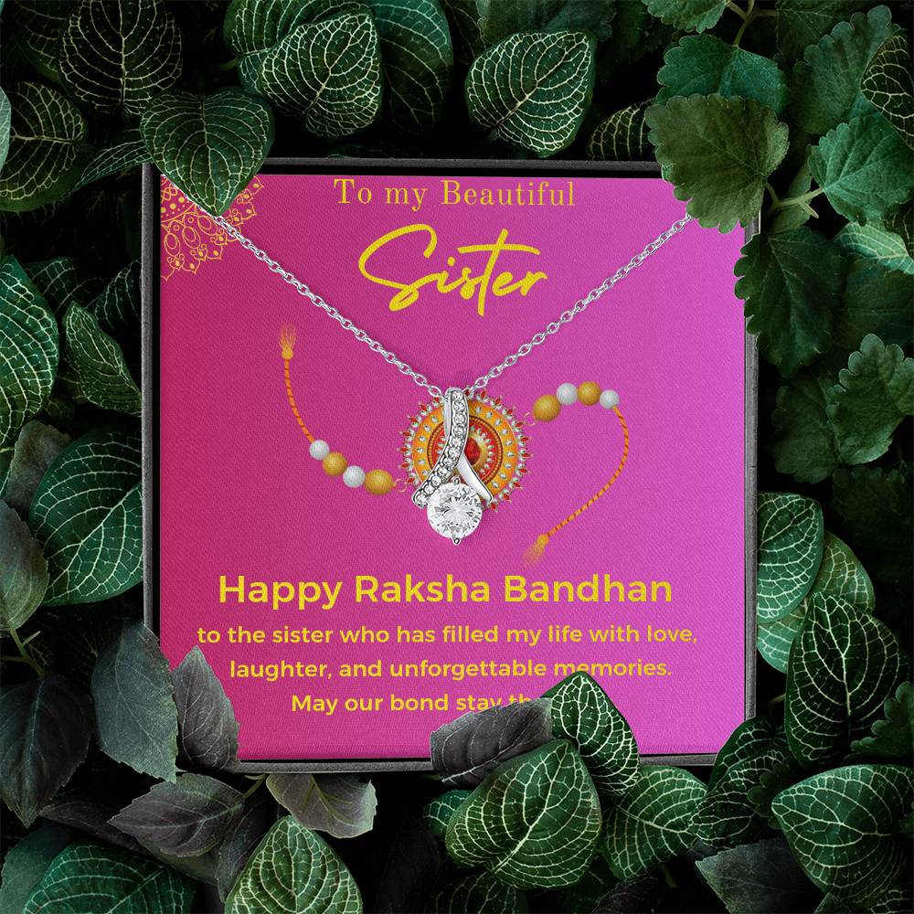 Stunning Raksha Bandhan Gift For Sister 2025 - 925 Sterling Silver Necklace