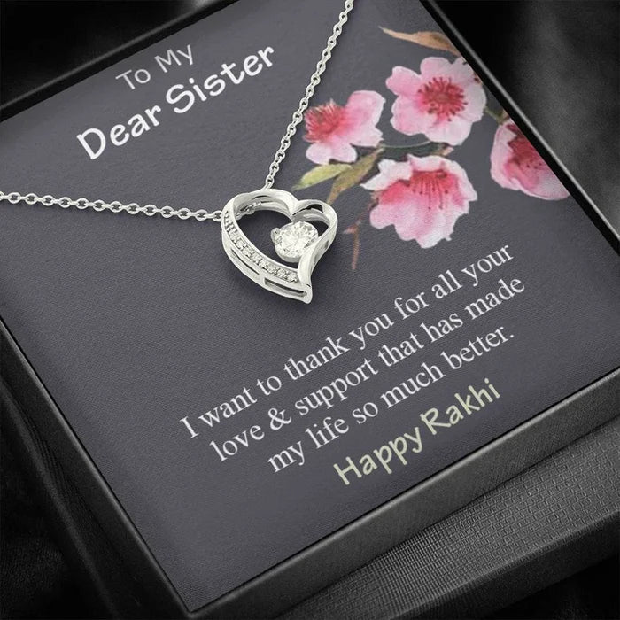Best Special Raksha Bandhan Gift for Sister - 925 Sterling Silver Pendant