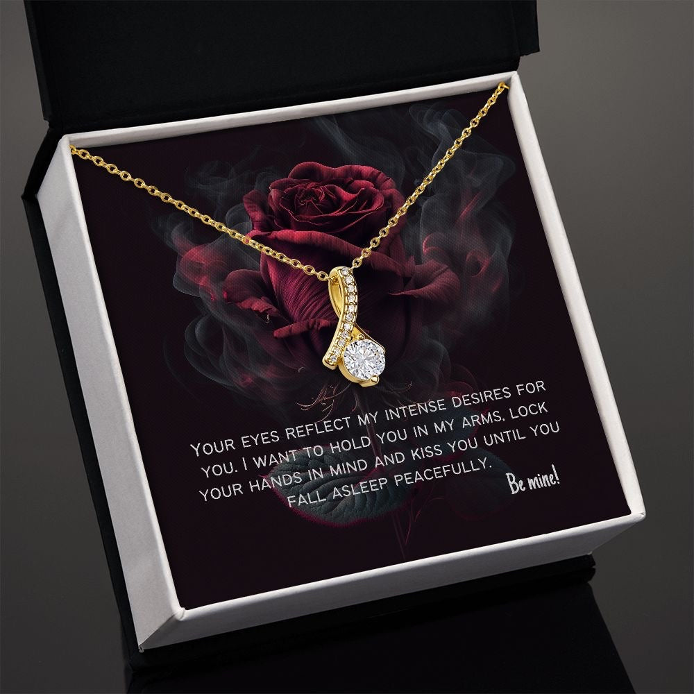 Unique Gift For My Love - Converse Solitaire Necklace