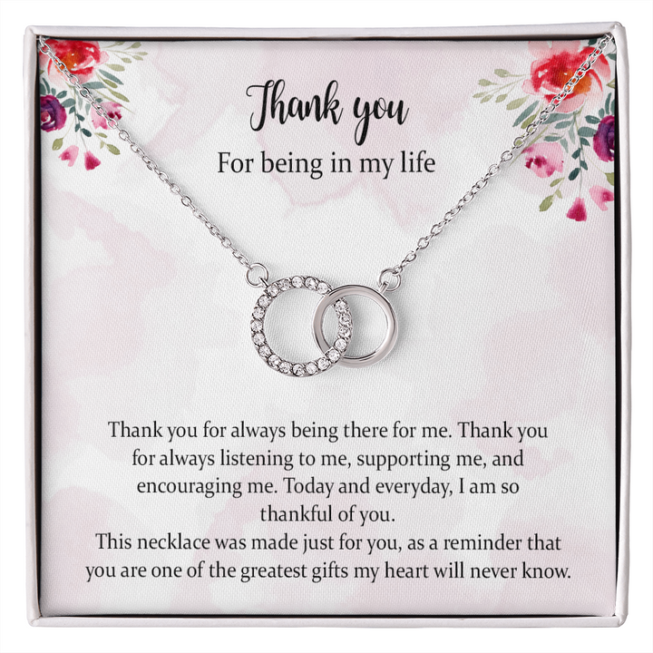 Lovely Gift For My Love - Dual Circlet Necklace