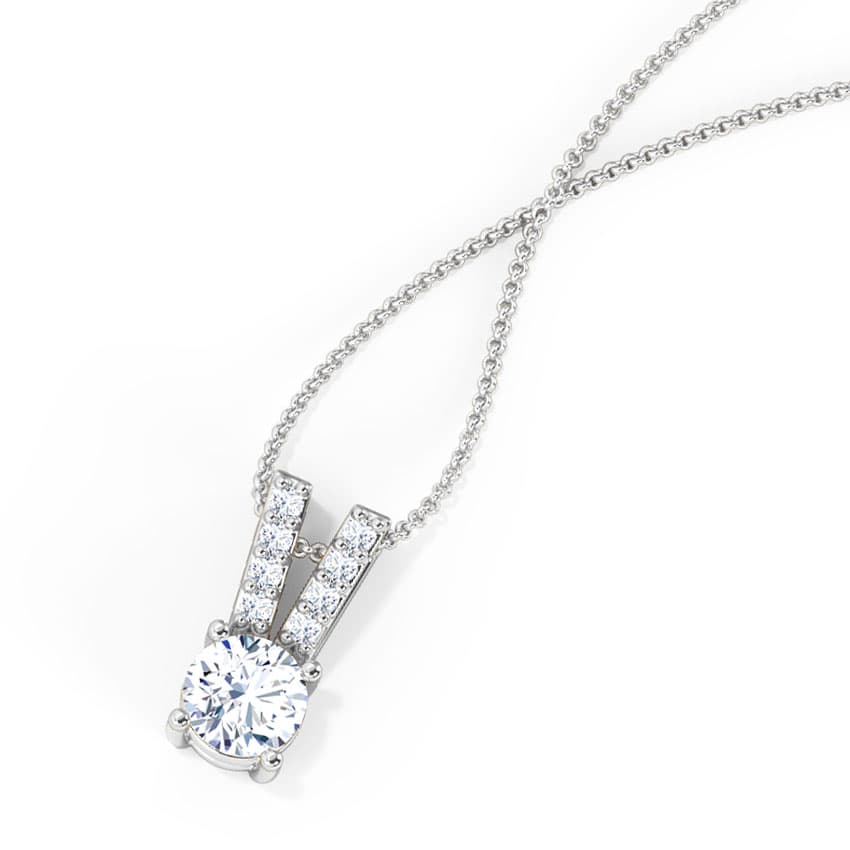 Solitaire Necklace - 925 Sterling Silver