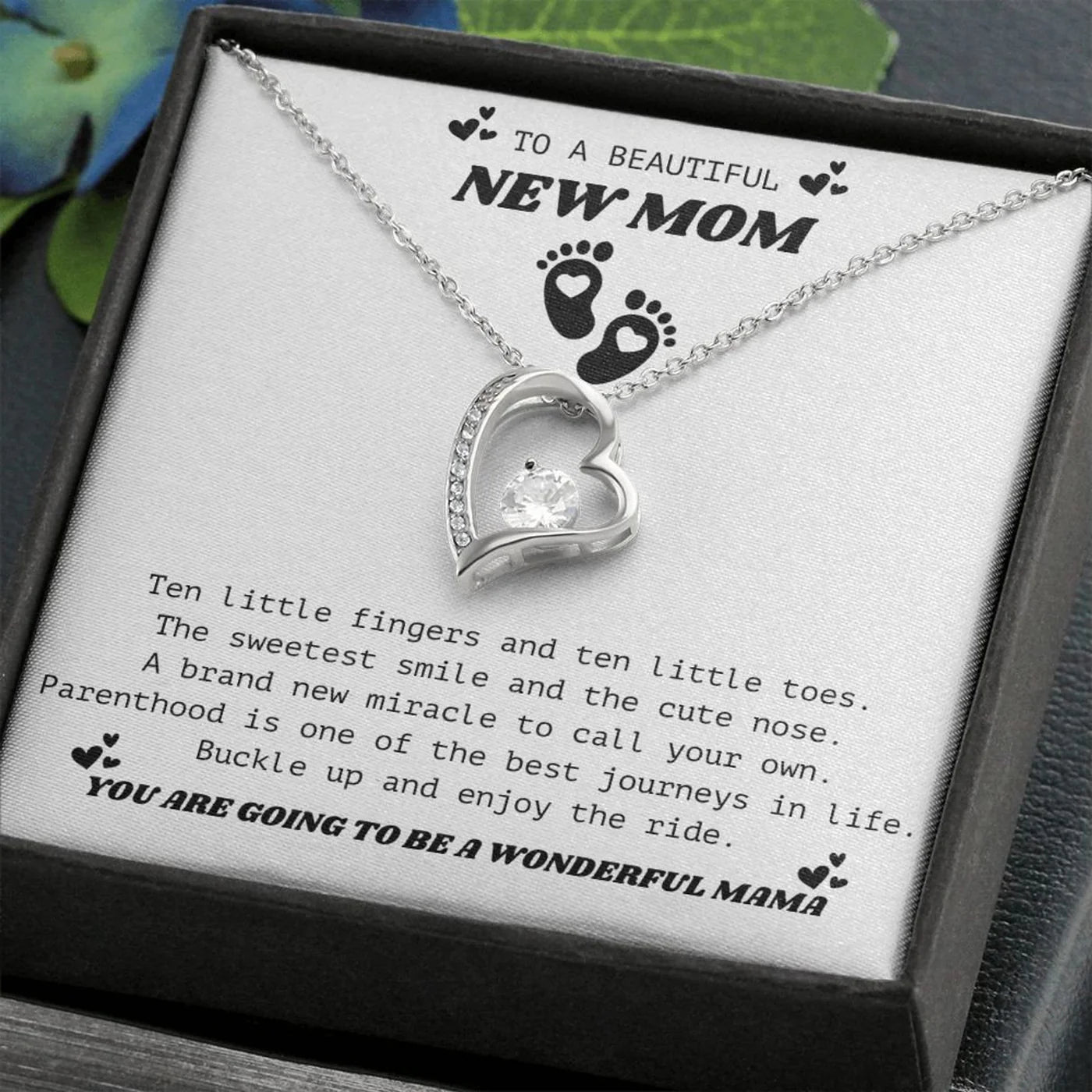 To New Mom - 925 Silver Necklace