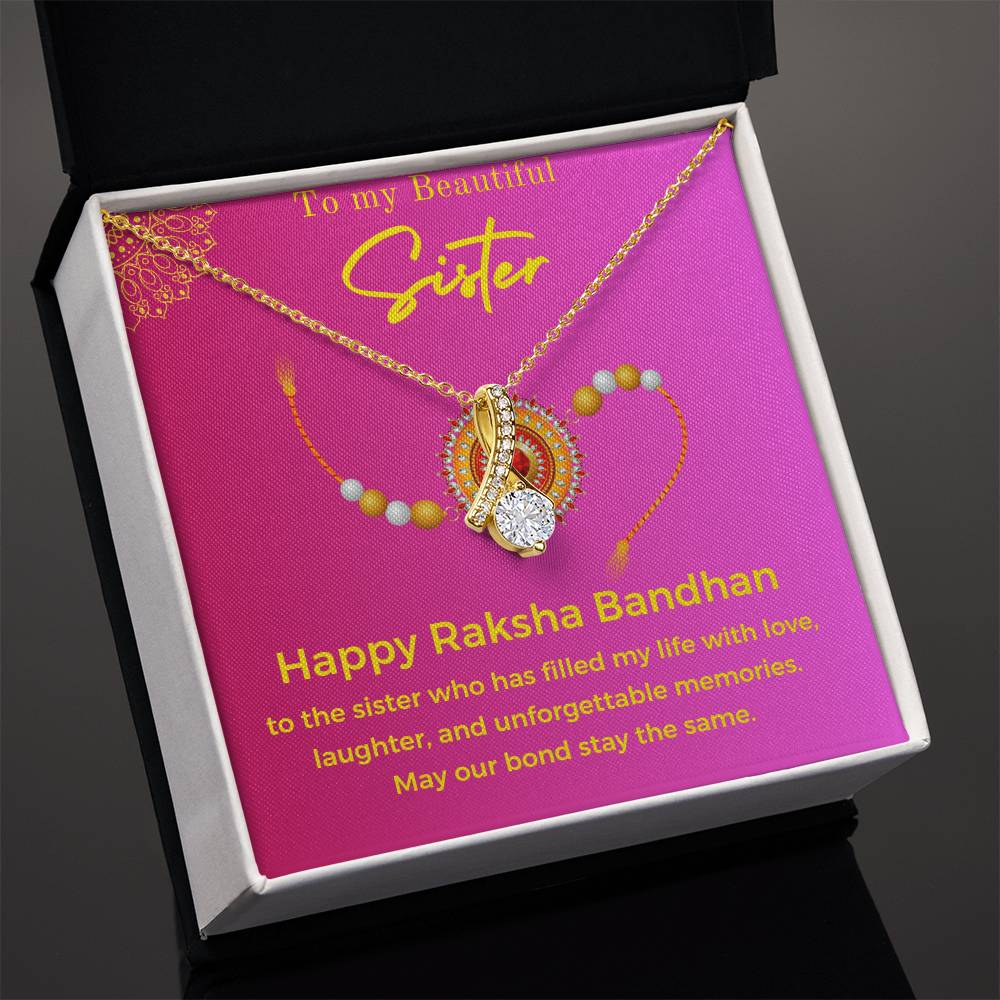 Stunning Raksha Bandhan Gift For Sister 2025 - 925 Sterling Silver Necklace