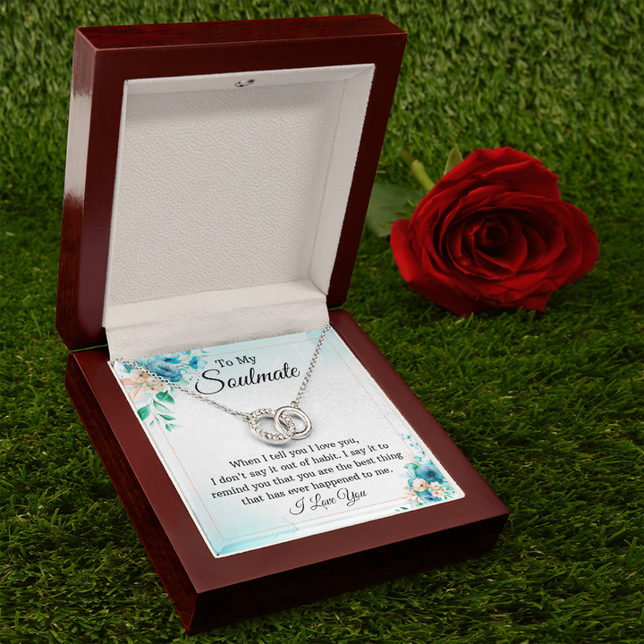Unique Gift To My Soulmate - Dual Circlet Necklace
