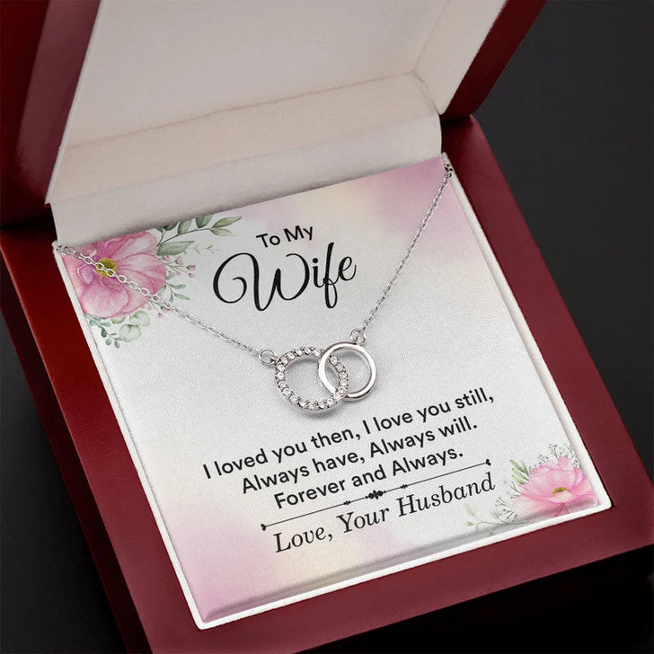 Beautiful Gift To My Wife - Dual Circlet Necklace