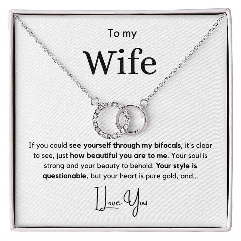 Perfect Surprise Gift For Your Wife - Dual Circlet Necklace