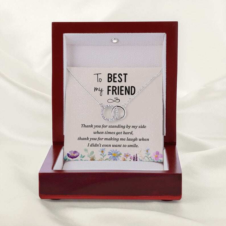 Beautiful Gift For My Best Friend - Dual Circlet Necklace