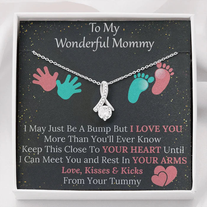 To Wonderful Mom - 925 Sterling Silver Necklace