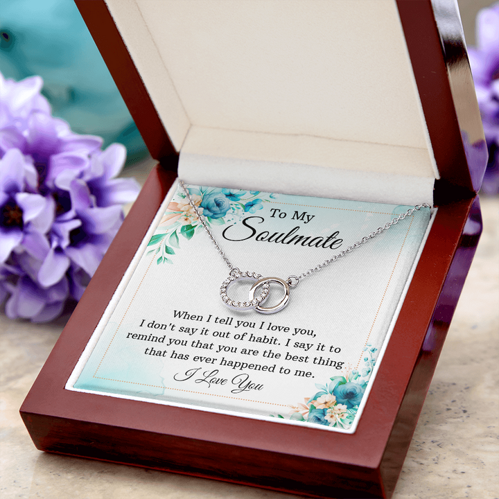 Unique Gift To My Soulmate - Dual Circlet Necklace