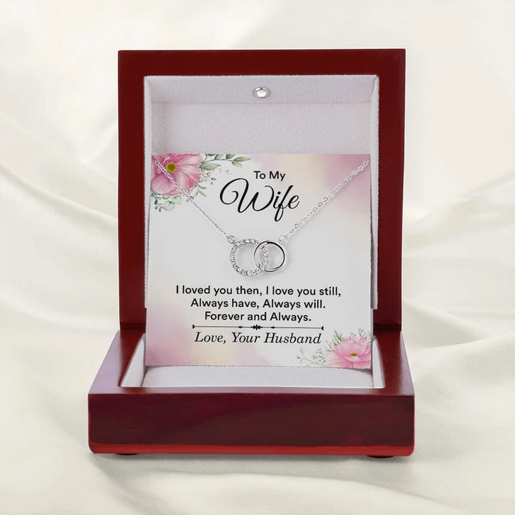 Beautiful Gift To My Wife - Dual Circlet Necklace