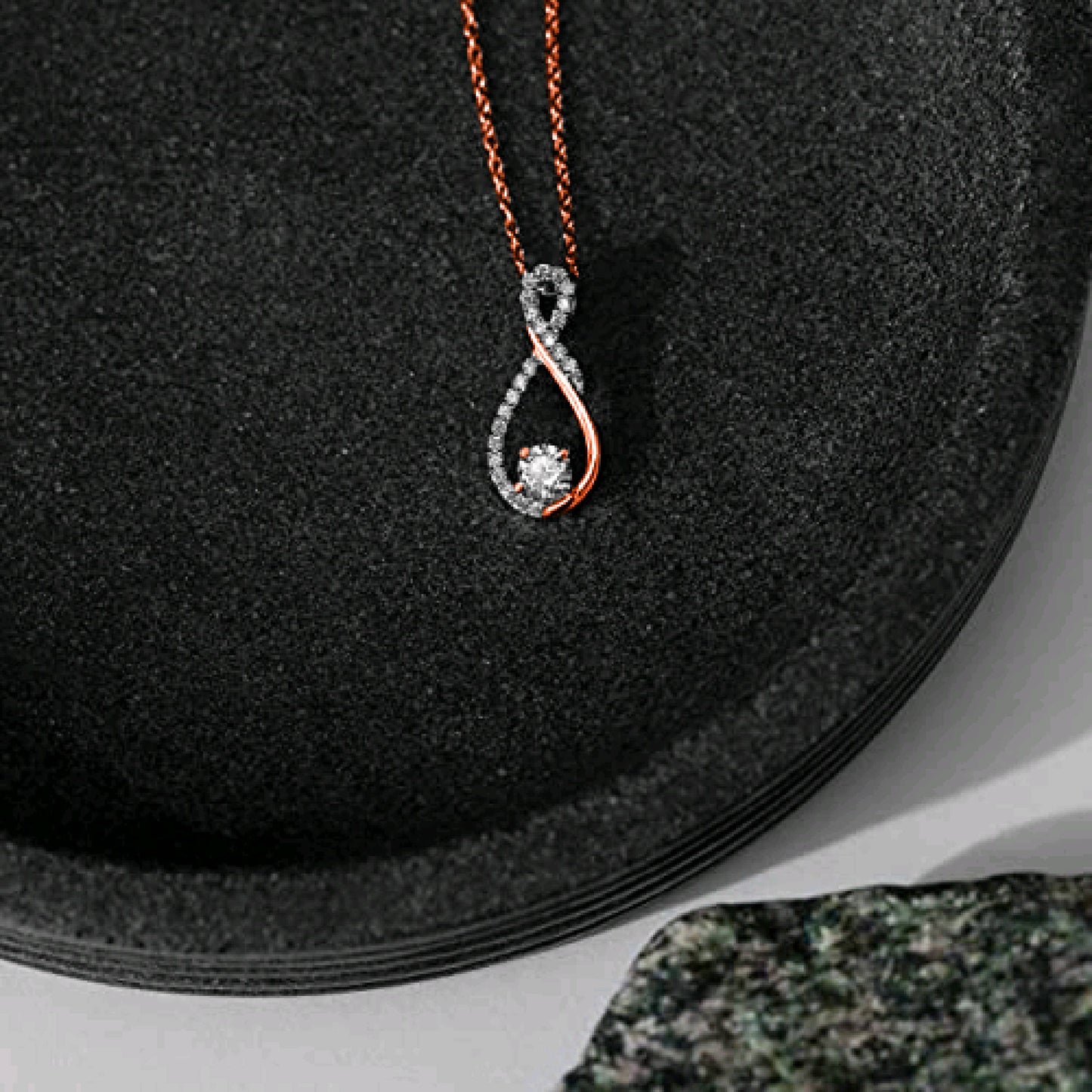 Seolfor 925 Sterling Silver Swirl Infinity Necklace - Seolfor