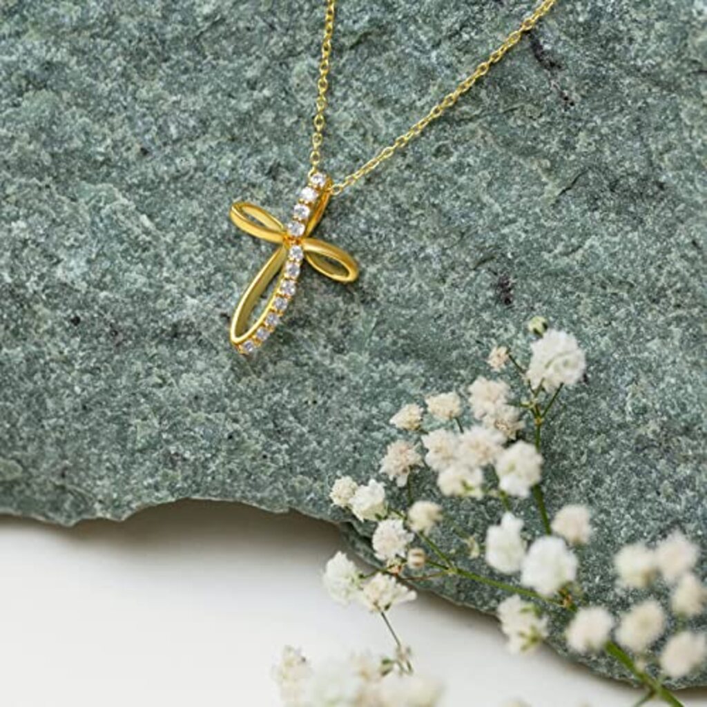 V.Cross Infinity 925 Sterling Silver Necklace