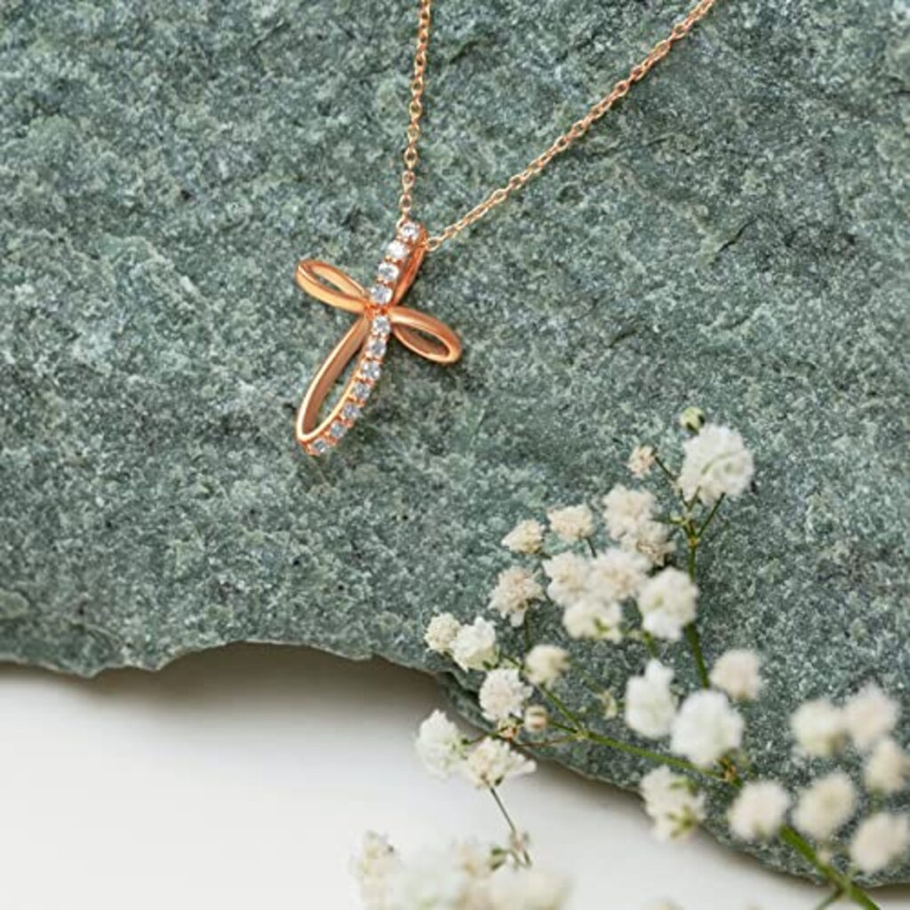 V.Cross Infinity 925 Sterling Silver Necklace