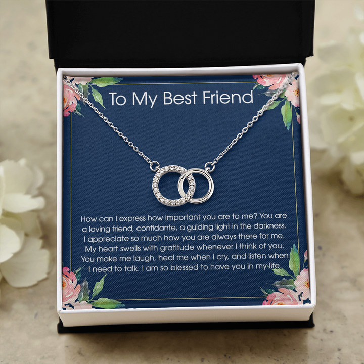 Unique Gift For My Best Friend - Dual Circlet Necklace