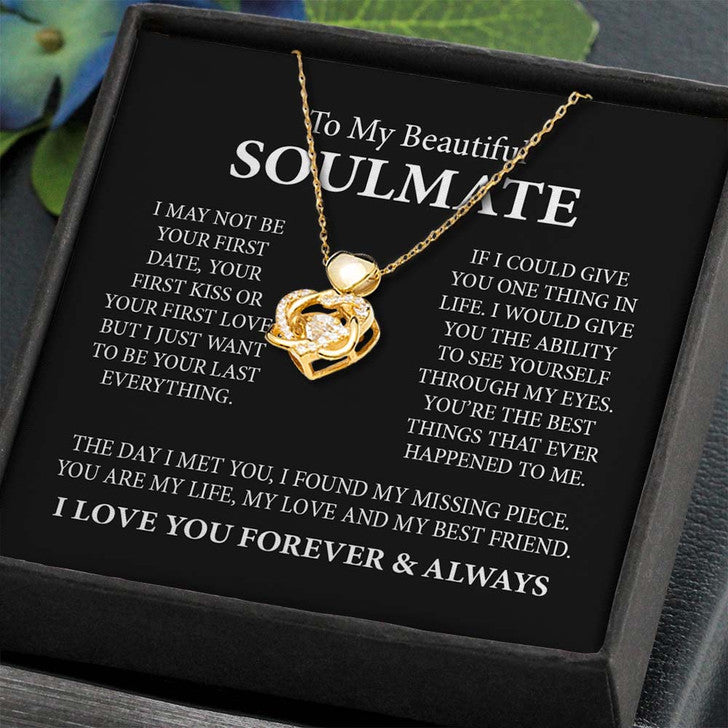 Beautiful Gift For My Soulmate - Dancing Heart Necklace