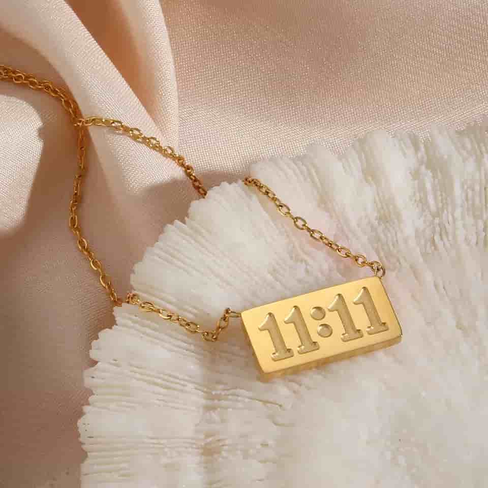 Surprising Gift for Beautiful Wife 1111 Angel Number 925 Silver Necklace