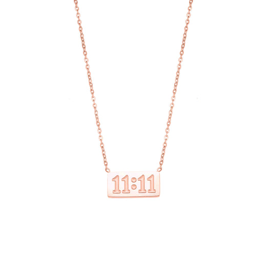1111 Angel Number 925 Silver Necklace