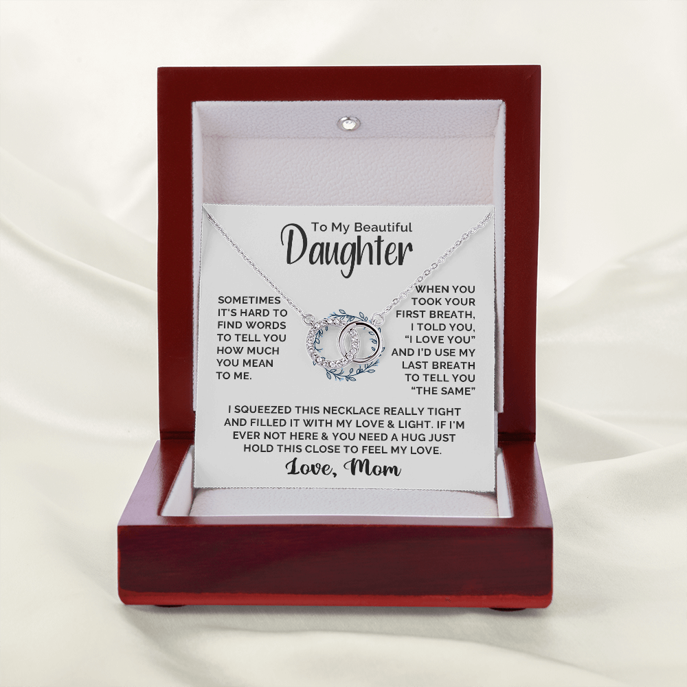 Classy Gift For Daughter - Dual Circlet Necklace