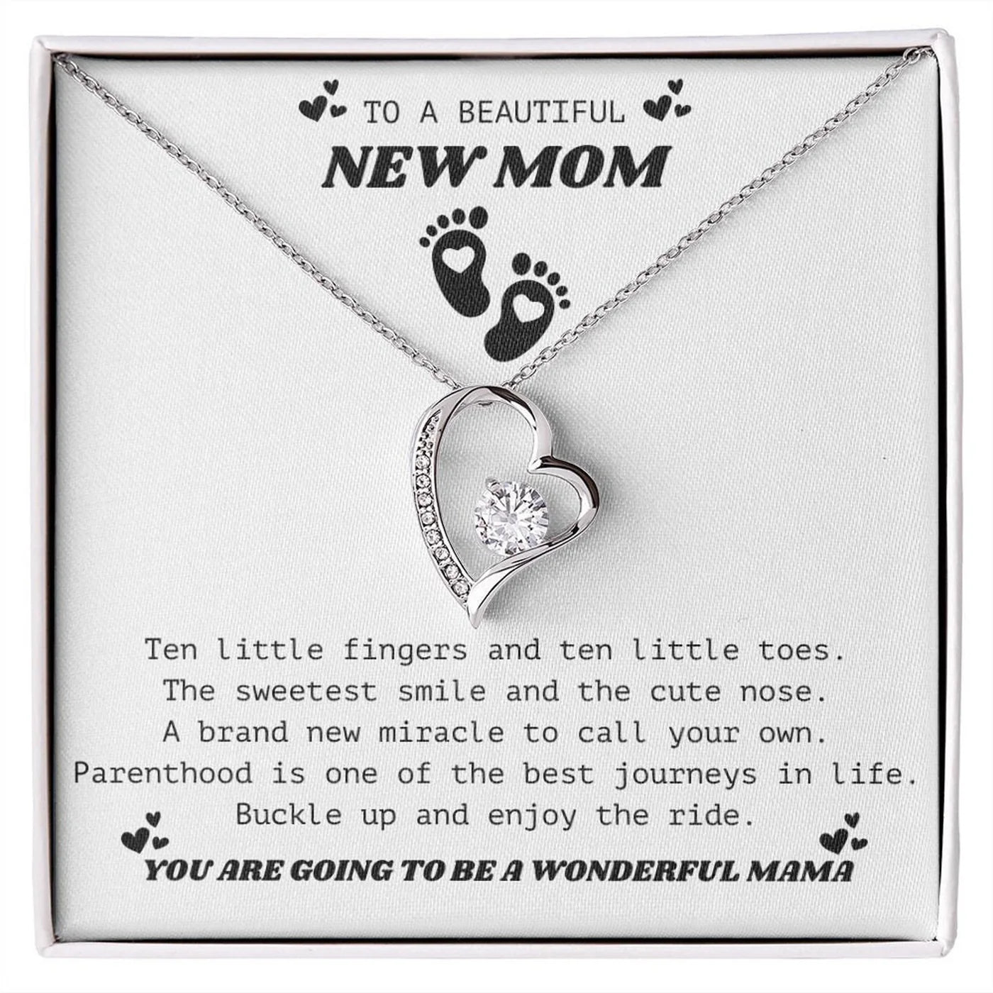 To New Mom - 925 Silver Necklace