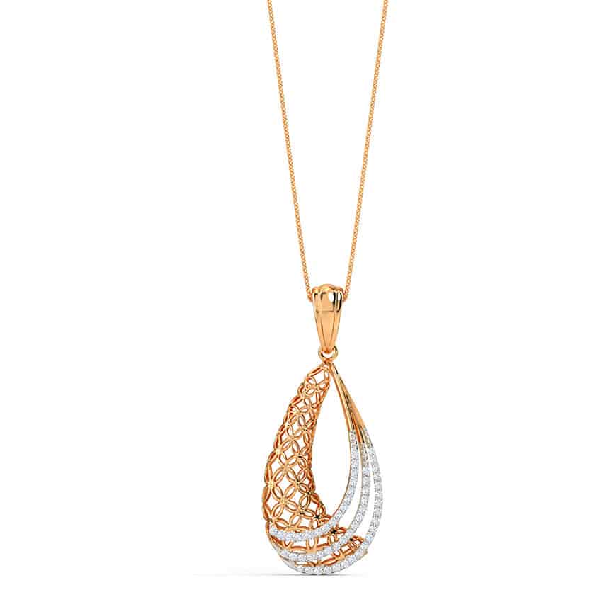 Dina Trellis Pure Silver Necklace