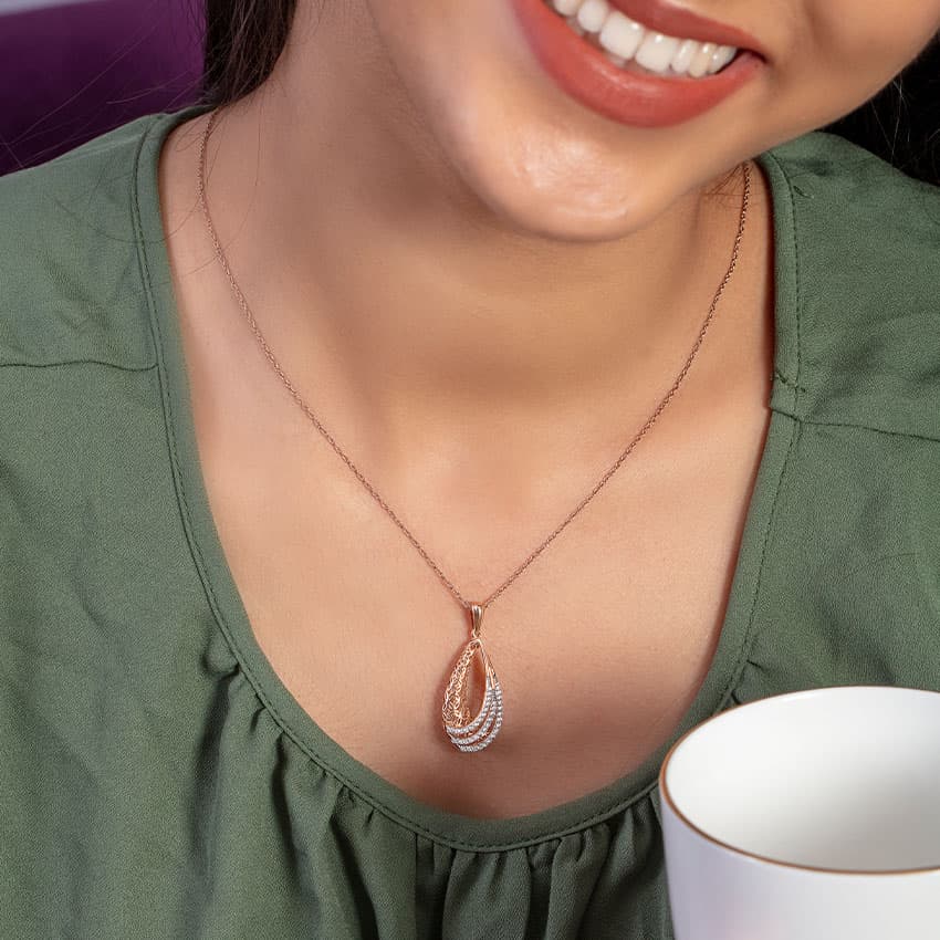 Dina Trellis Pure Silver Necklace
