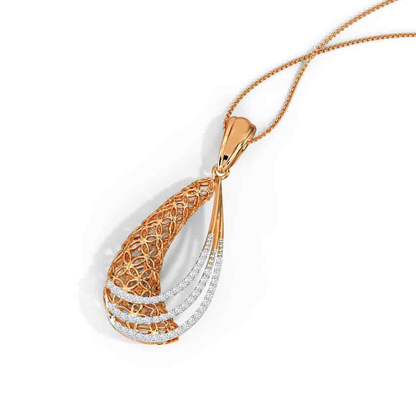 Dina Trellis Pure Silver Necklace