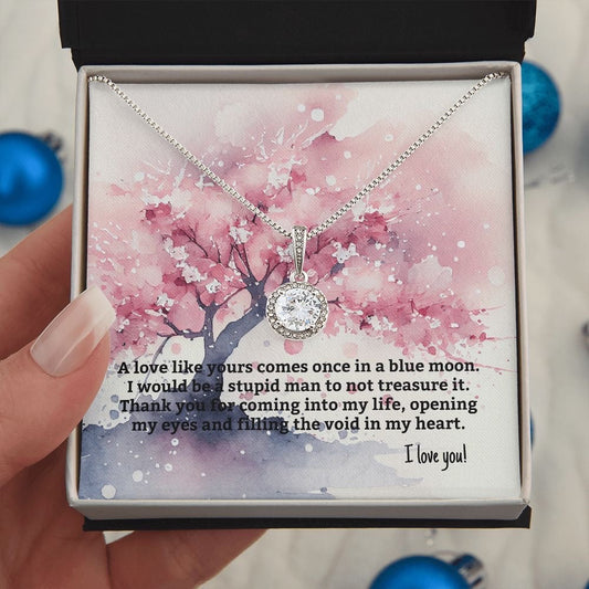 Beautiful Lovely Message Gift For Your Love - Cizzle Drop Necklace