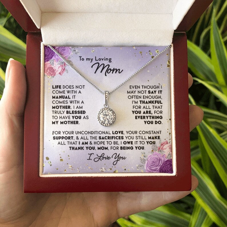 Occasional Gift For Your Mother - Cizzle Drop Necklace
