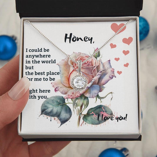 Special Romantic Gift For Your Love - Cizzle Drop Necklace